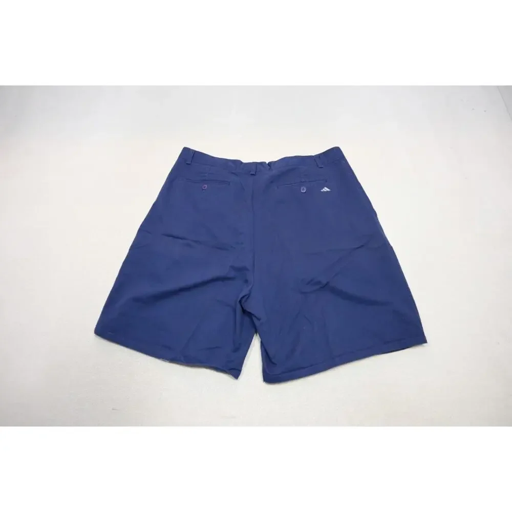 VTG 1999 Adidas Golf Shorts‎ Dark Blue Performance Athletic 8.5